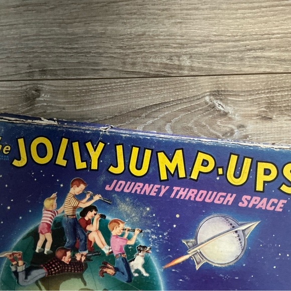 Rare Vintage The Jolly Jump Ups Journey Through Space Book - Picture 2 of 3